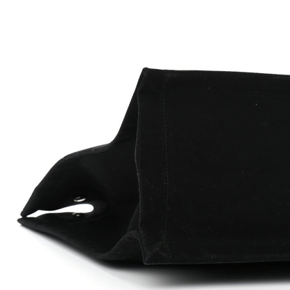 Saint Laurent Linen Calfskin Rive Gauche Tote Black 8 of 10
