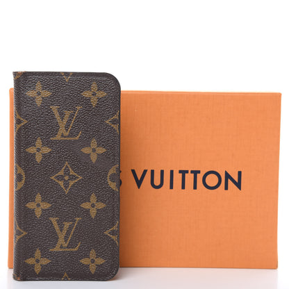 Louis Vuitton Monogram iPhone X Folio Case 11 of 12