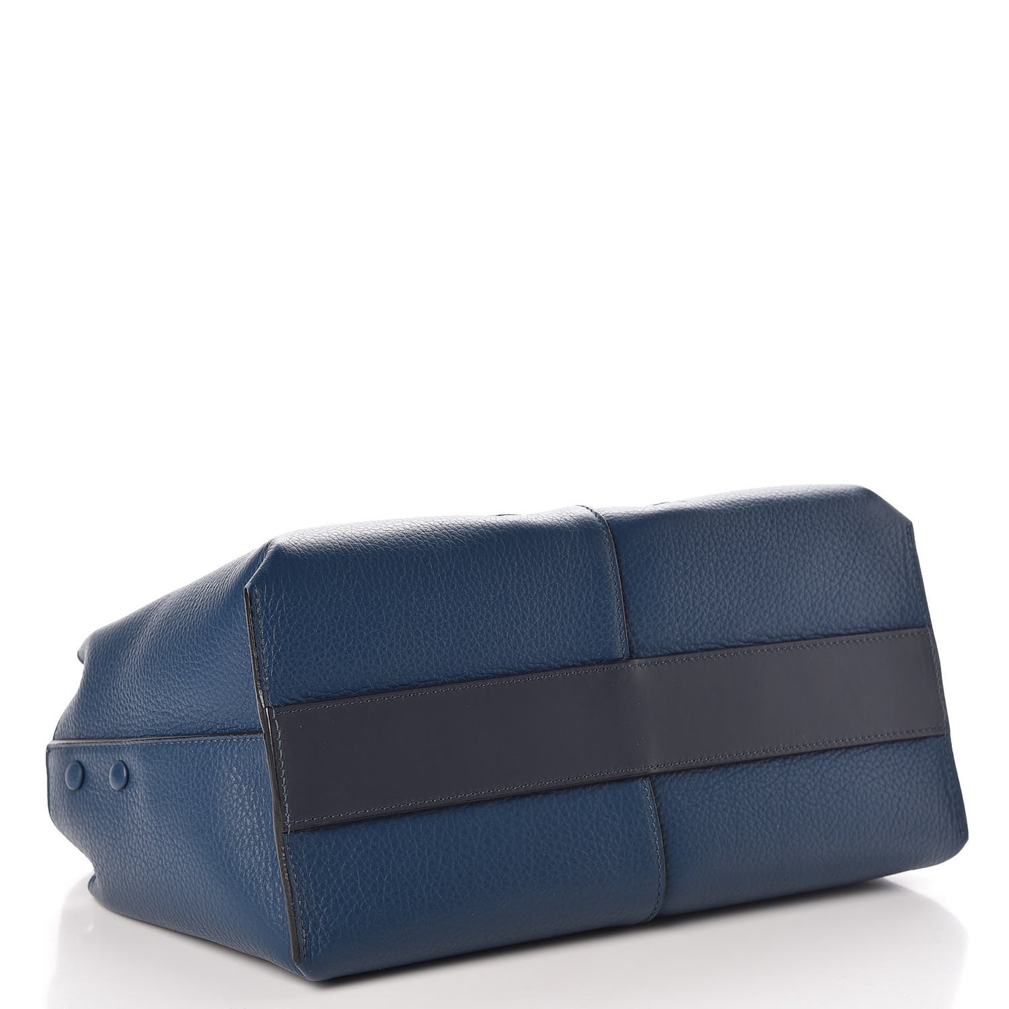 Grained Calfskin Medium Cate Satchel Blue