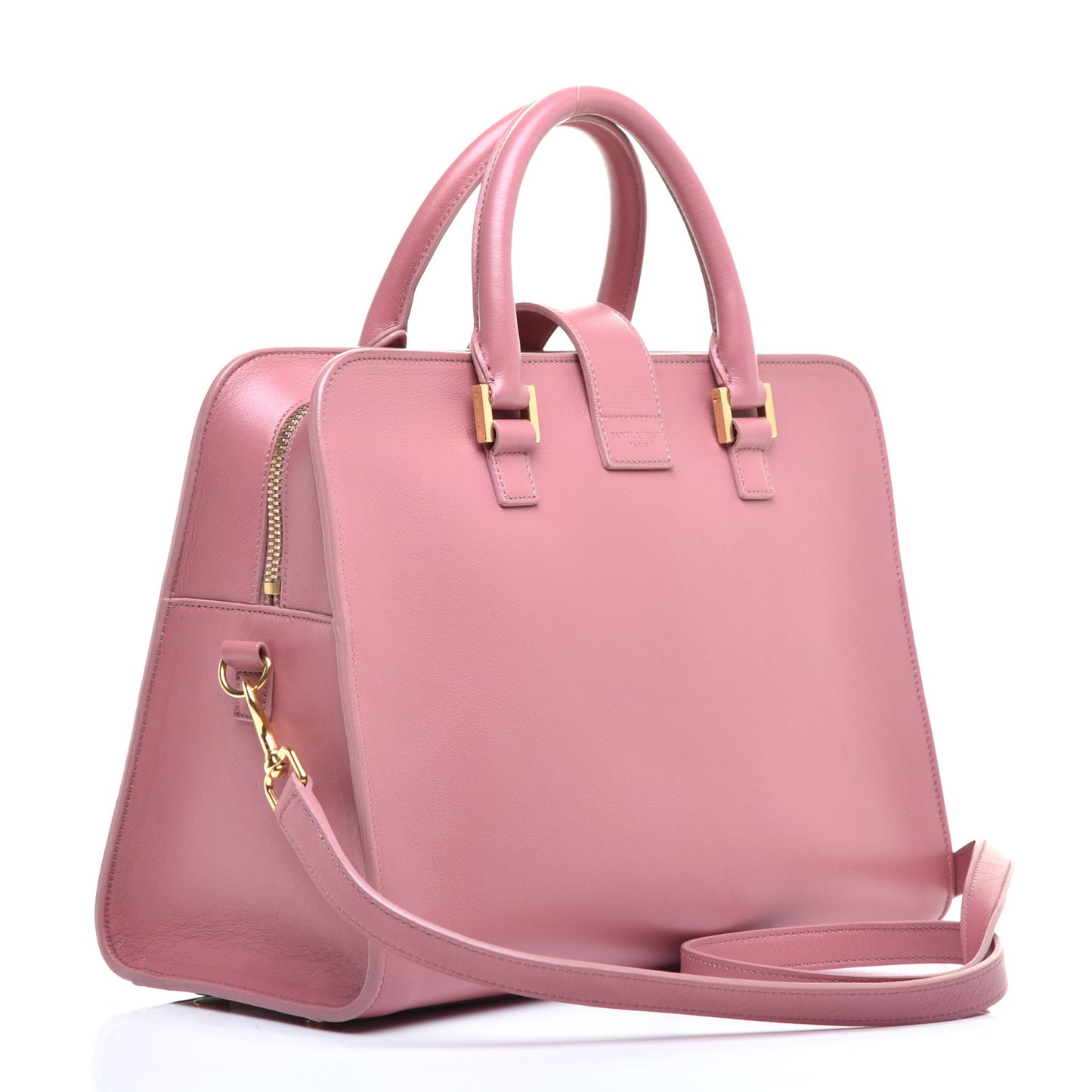 Calfskin Small Monogram Cabas Vieux Rose