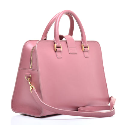 Saint Laurent Calfskin Small Monogram Cabas Vieux Rose 3 of 8