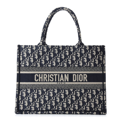 Christian Dior Oblique Medium Book Tote Blue Multicolor 1 of 11