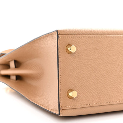 Hermes Epsom Kelly Sellier 25 Chai 9 of 14