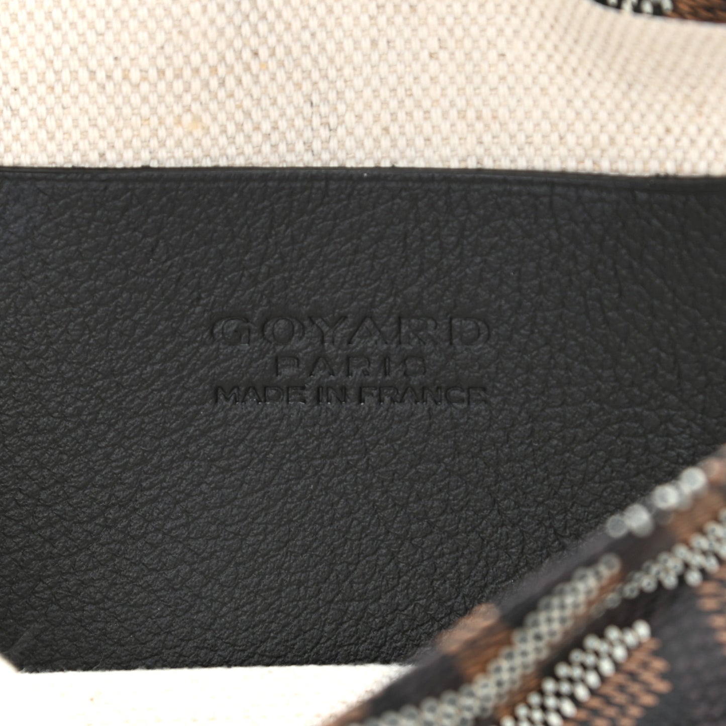 Goyardine Plumet Wallet Clutch Black