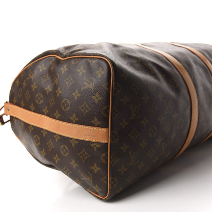 Louis Vuitton Monogram Keepall Bandouliere 55 8 of 9