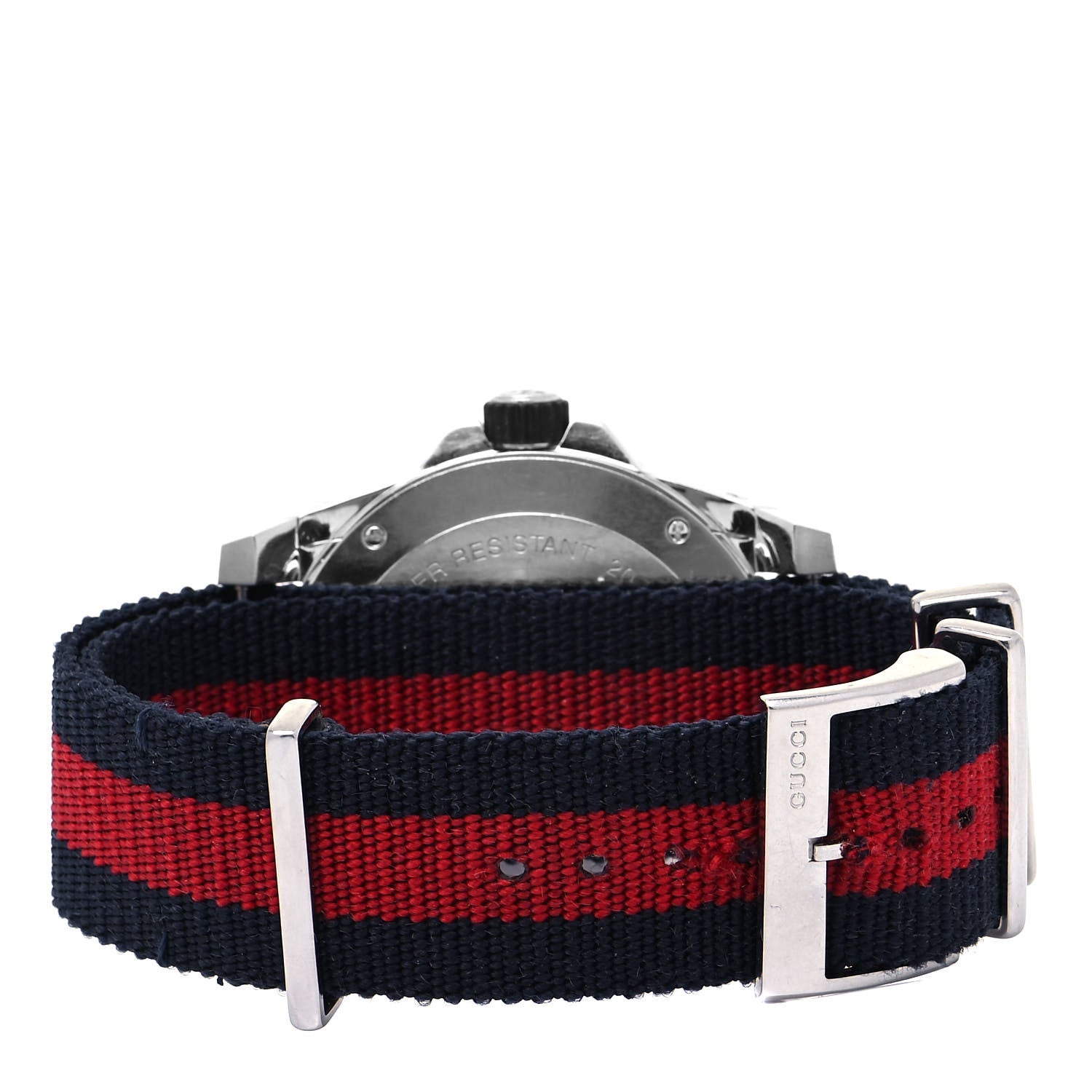 Gucci Stainless Steel Nylon 45mm Dive Quartz Watch Black 3 of 5