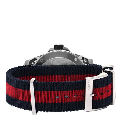 Gucci Stainless Steel Nylon 45mm Dive Quartz Watch Black 3 of 5