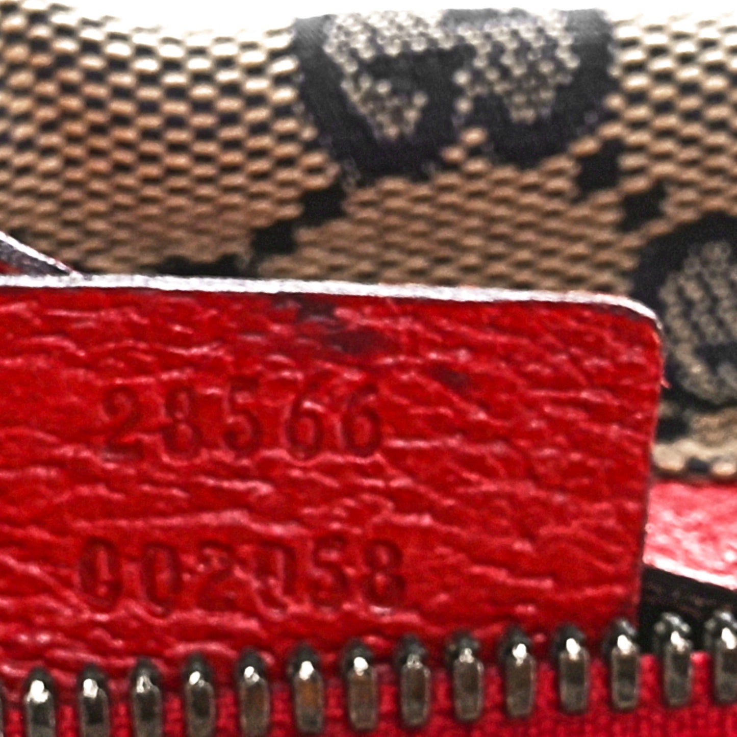 GG Monogram Web Double Pocket Belt Bag Navy Red