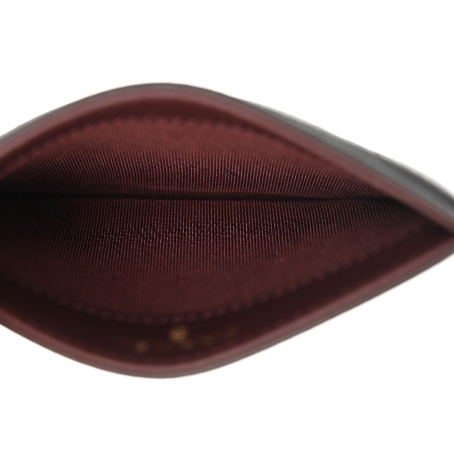 Caviar Quilted Card Holder Black