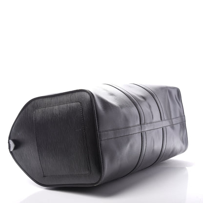Louis Vuitton Epi Keepall 50 Black 3 of 9