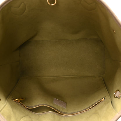 Louis Vuitton Empreinte Monogram Giant Neverfull MM Khaki Cream 5 of 11