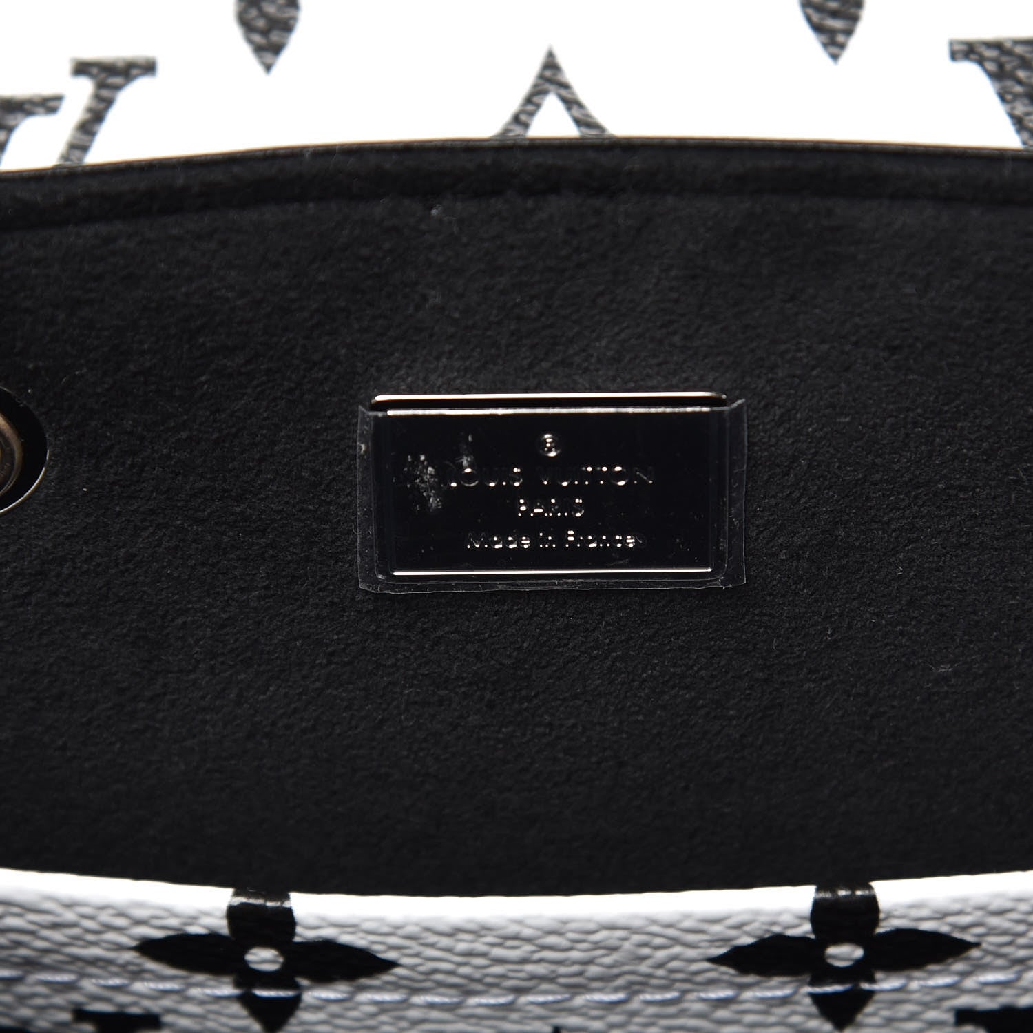 Louis Vuitton Patent Monogram Hot Springs Backpack Black White 6 of 6