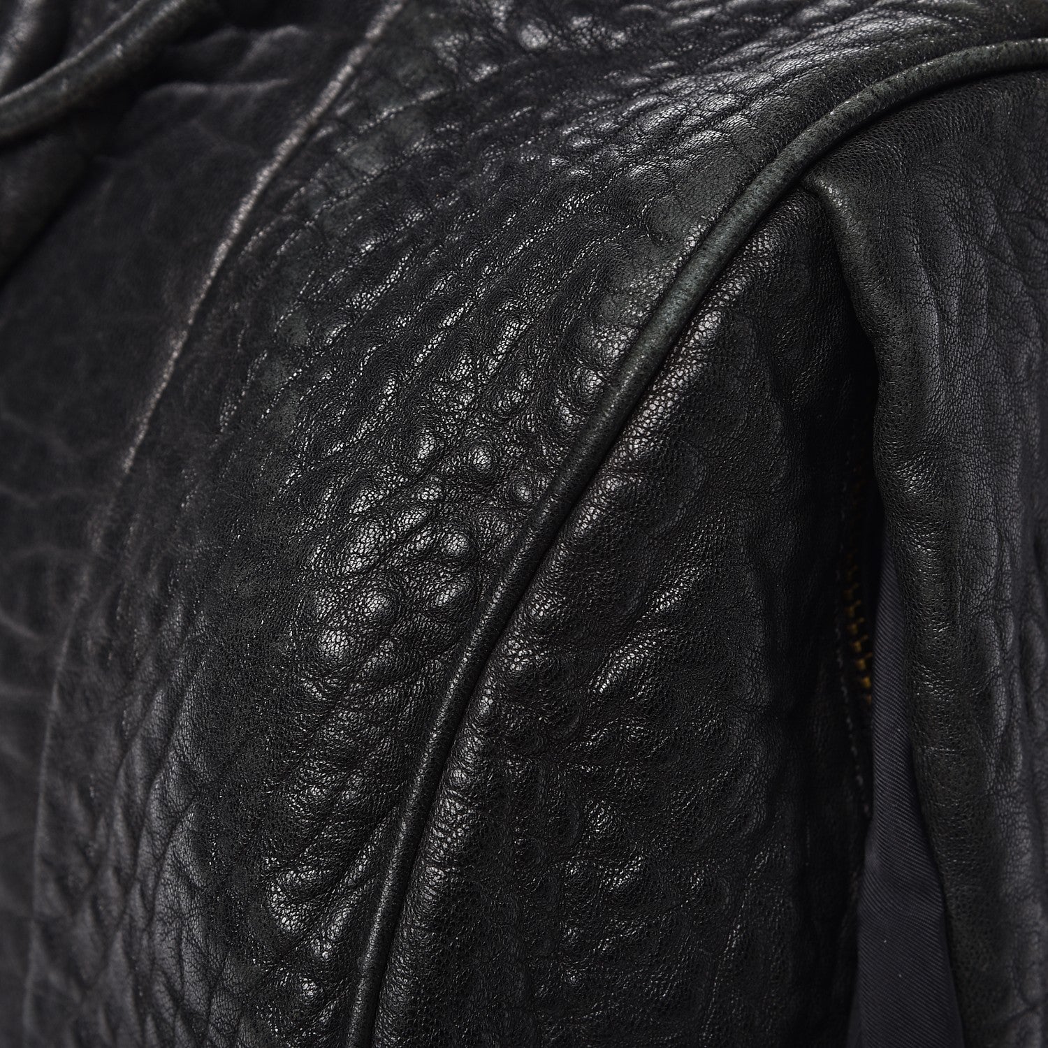 Alexander Wang Pebbled Lambskin Rocco Black Antique Brass Hardware 10 of 12