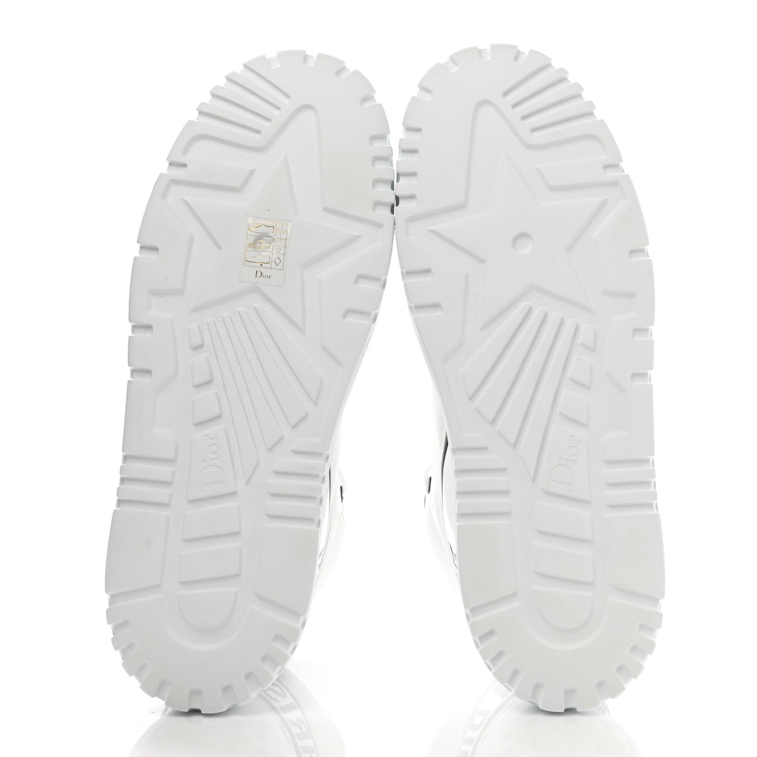 Christian Dior Nylon Fabric Womens D-Player High Top Sneakers 40.5 White Black 5 of 9
