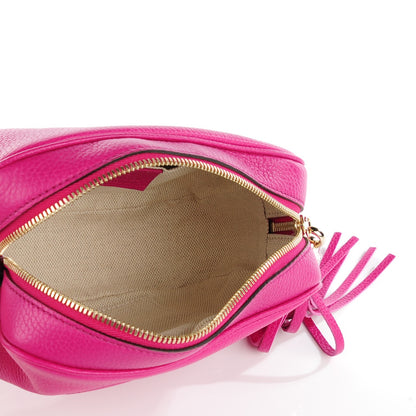 Gucci Cellarius Calfskin Small Soho Disco Bag Bright Bouganville 4 of 6