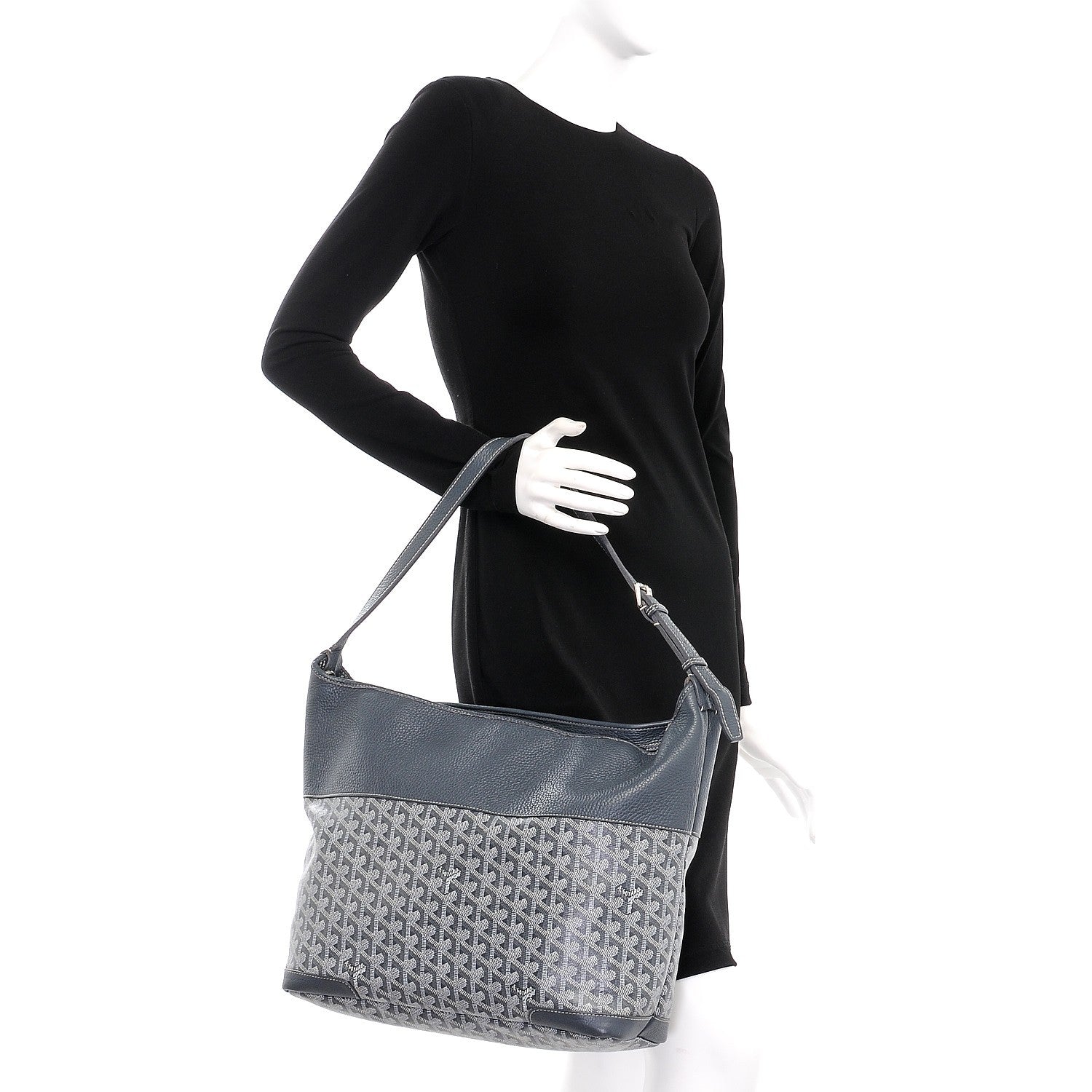 Goyard Goyardine Grenadines Hobo Grey 2 of 13