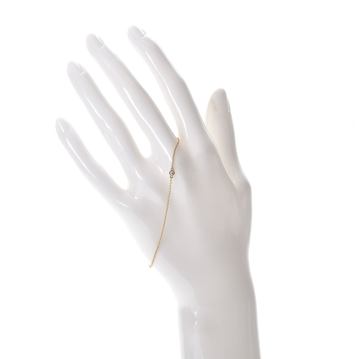 18K Yellow Gold Diamond .03ct Elsa Peretti Diamonds by the Yard Bracelet