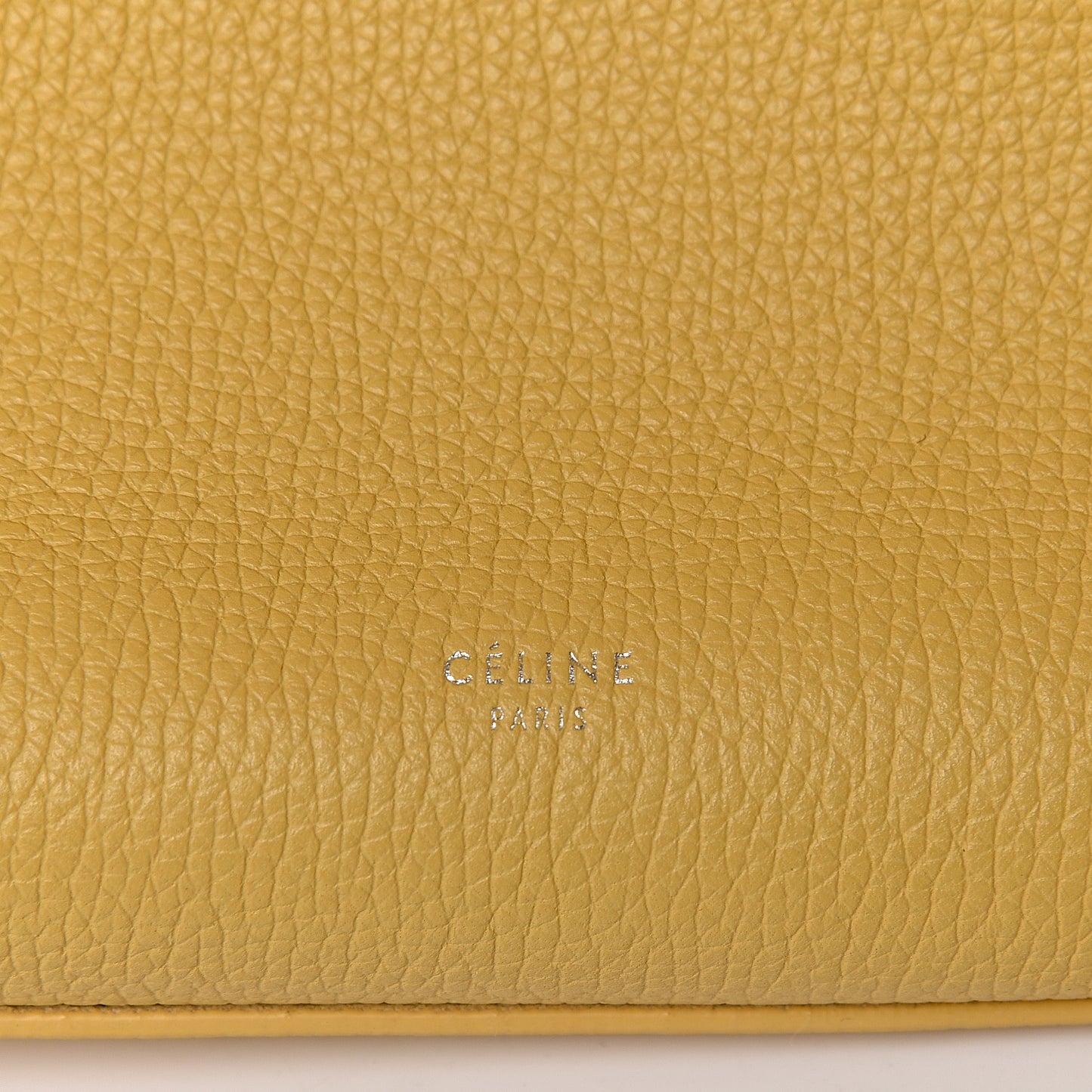Supple Grained Calfskin Small Big Bag Sunflower