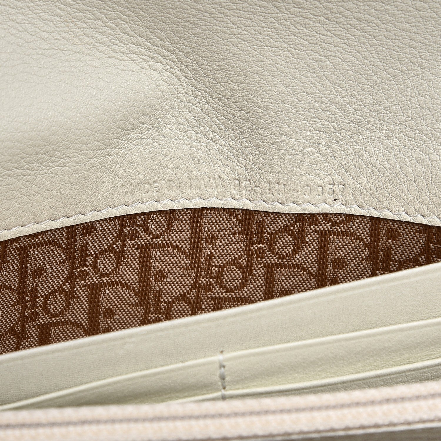 Christian Dior Calfskin Heart Wallet White 7 of 8