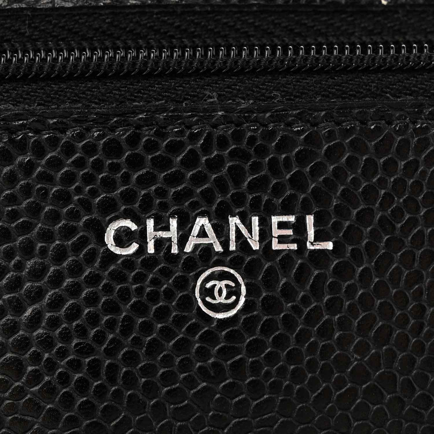 Chanel Caviar Quilted Wallet on Chain WOC Black 6 of 15
