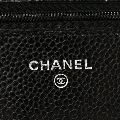 Chanel Caviar Quilted Wallet on Chain WOC Black 6 of 15