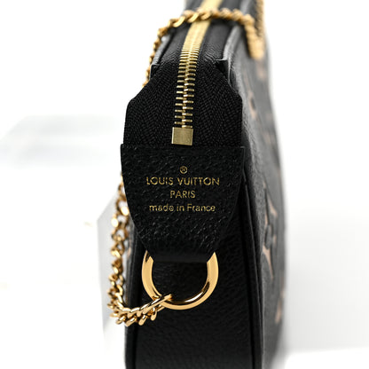 Louis Vuitton Empreinte Monogram Giant Mini Pochette Accessories Black 7 of 9