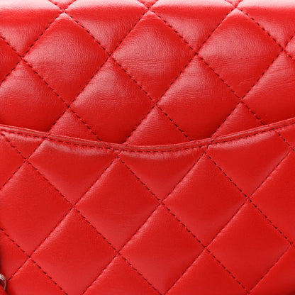 Chanel Lambskin Quilted Mini Square Flap Red 15 of 16
