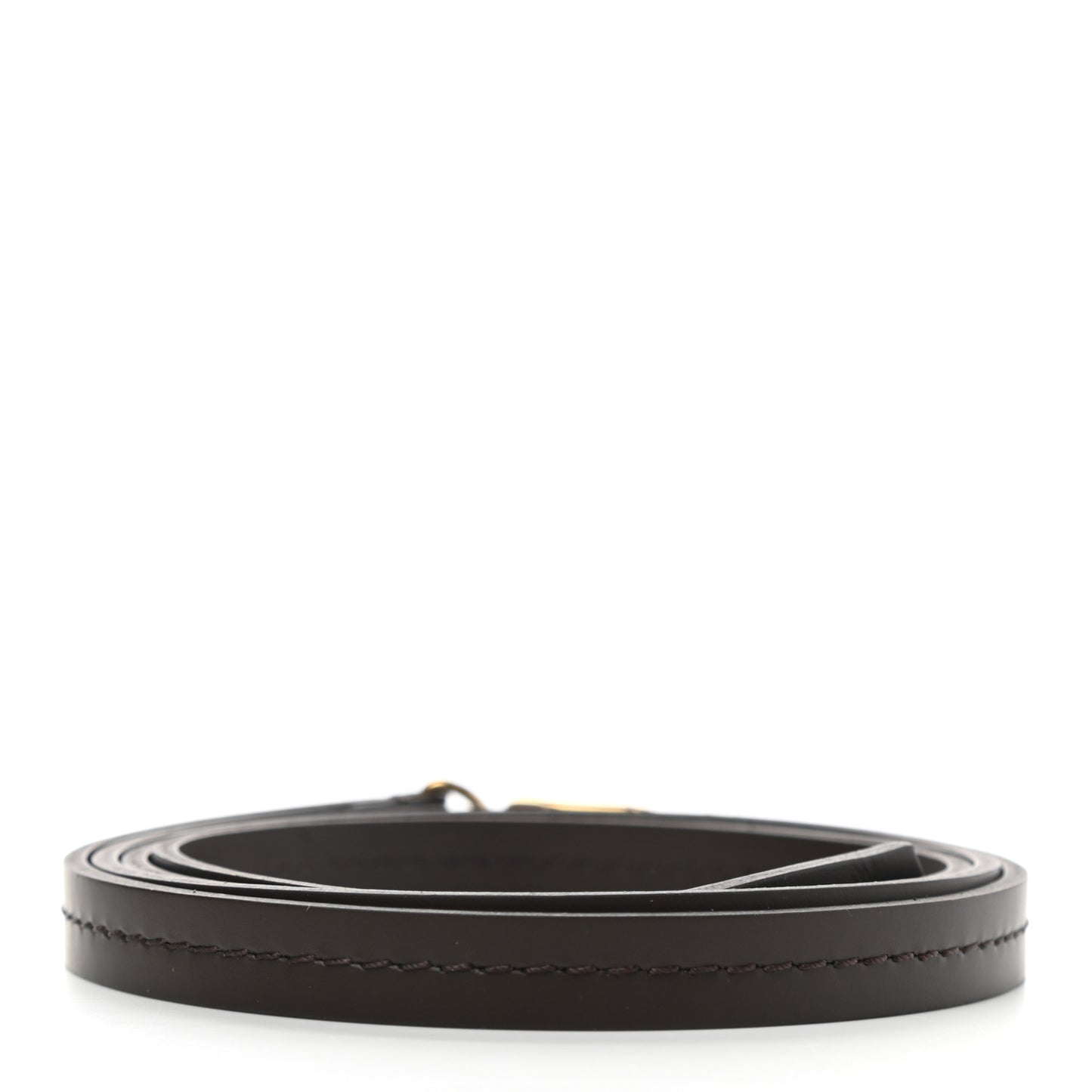 Calfskin Pochette Accessories Strap Brown