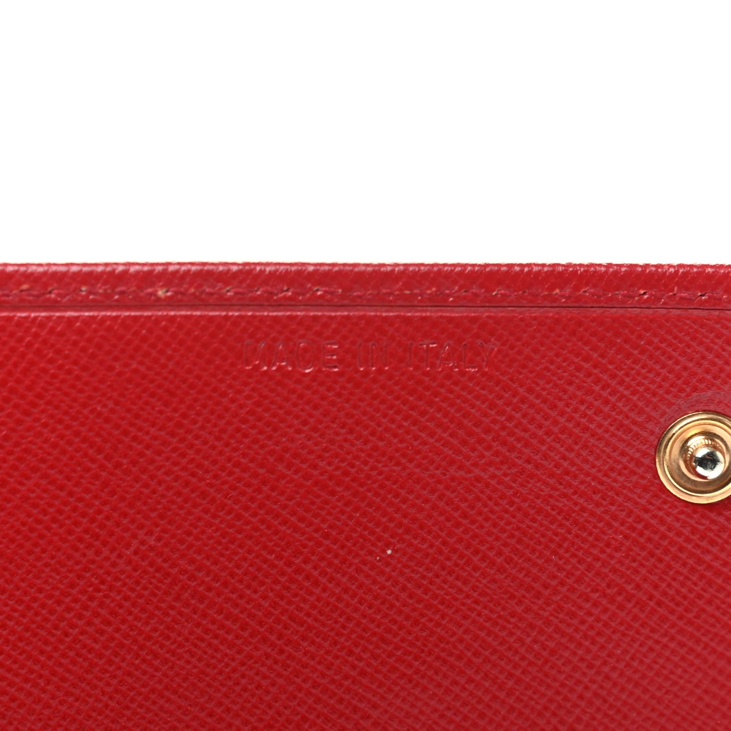 Prada Saffiano Continental Flap Wallet Fuoco 7 of 8