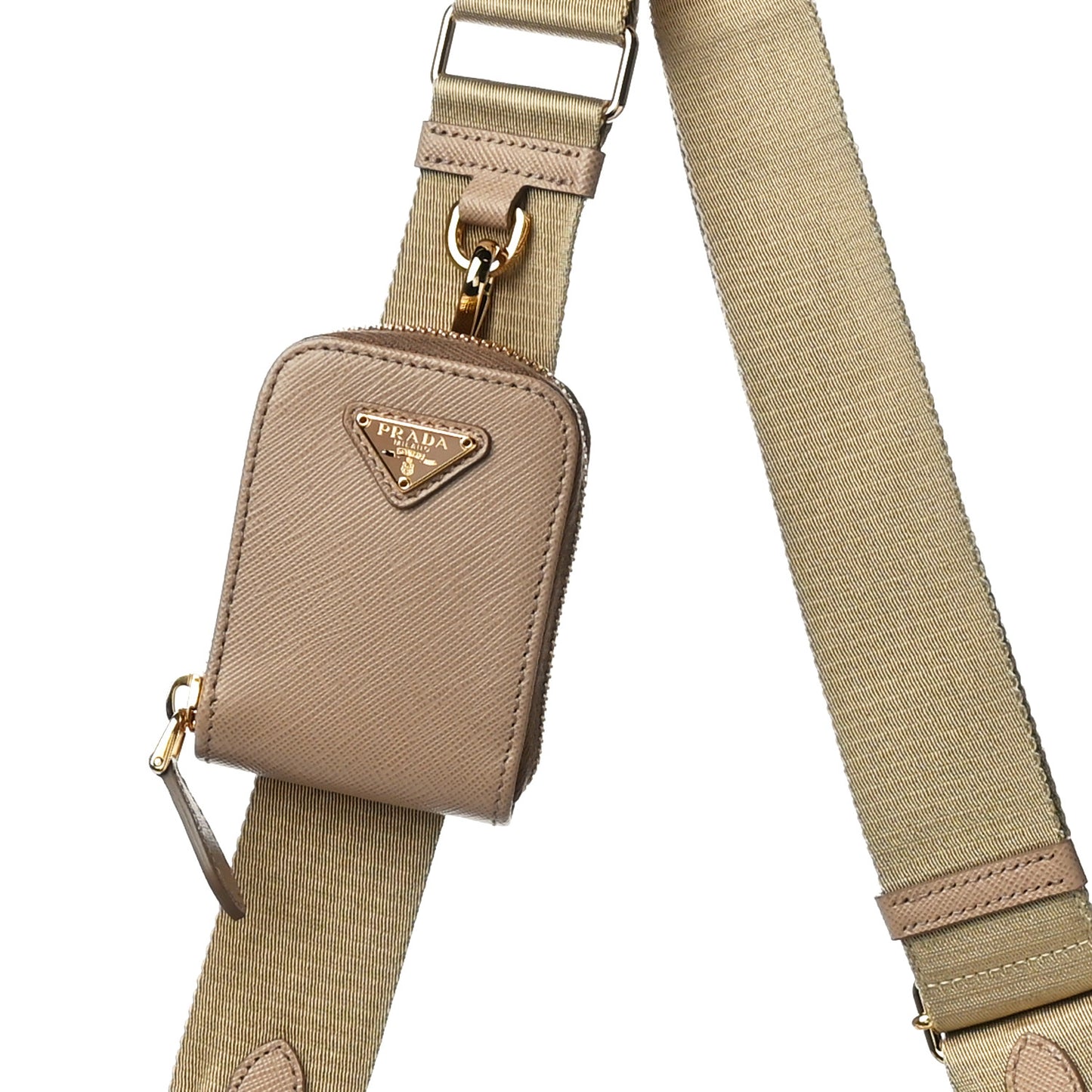 Saffiano Re-Edition 2005 Shoulder Bag Cammeo Beige