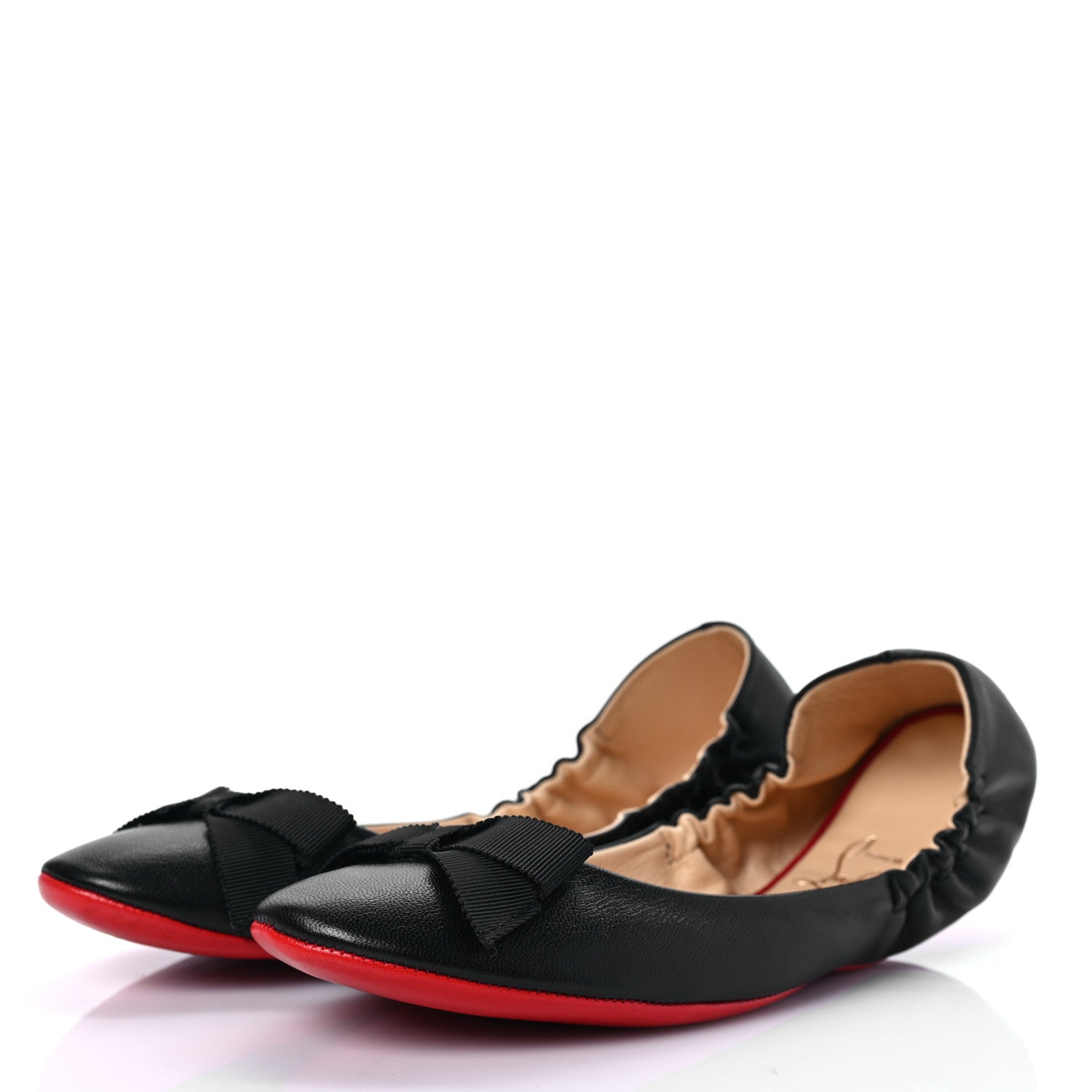 Christian Louboutin Nappa Air Loubi Ballet Flats 37 Black 3 of 8