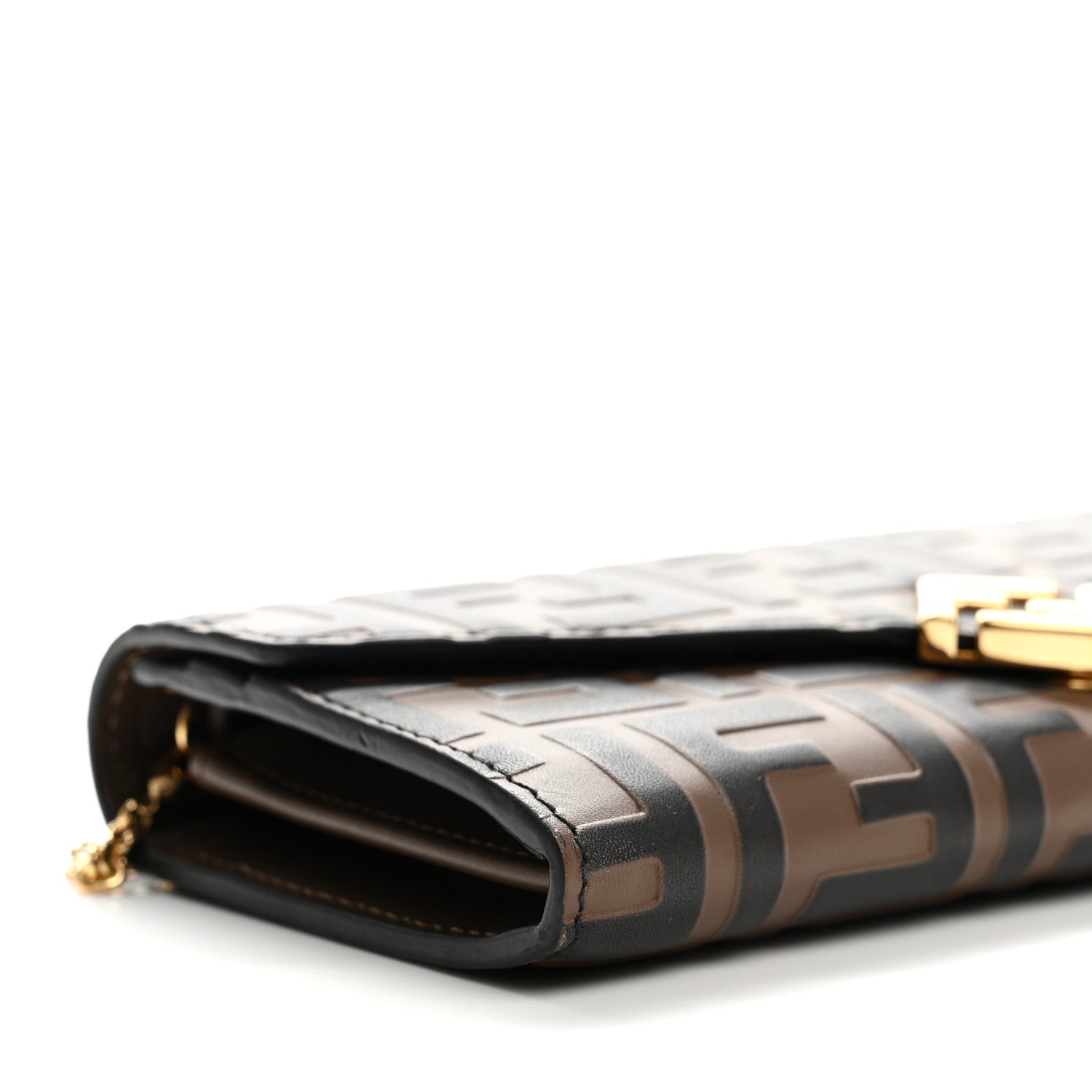 Fendi Vitello Soft F is Fendi Bi-Color FF 1974 Embossed