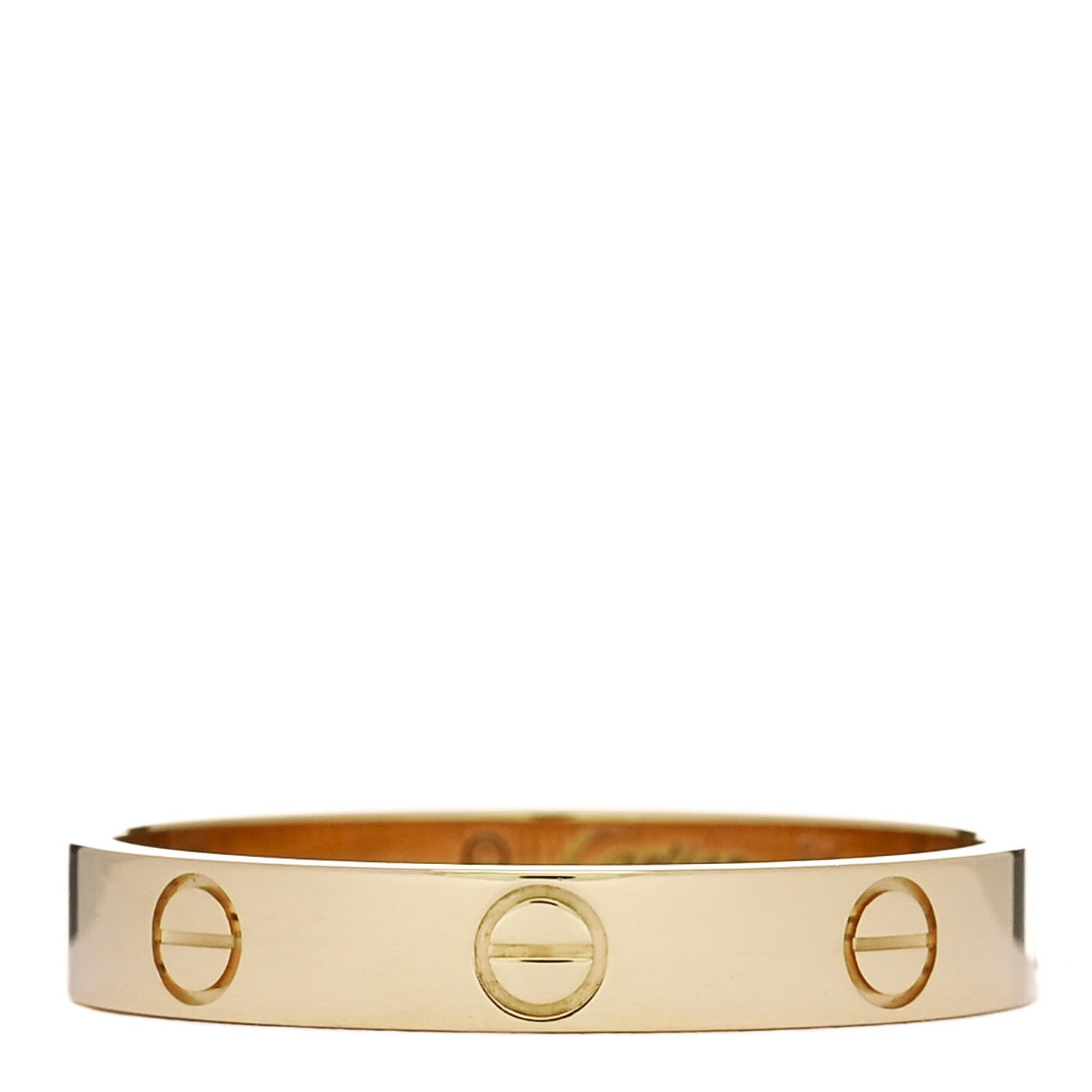 Cartier 18K Yellow Gold 3.5mm LOVE Wedding Band Ring 61 9.5 1 of 6