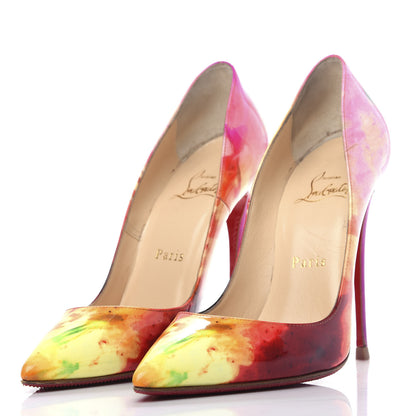 Christian Louboutin Patent Tie and Dye So Kate 120 Pumps 37 Multicolor 3 of 11