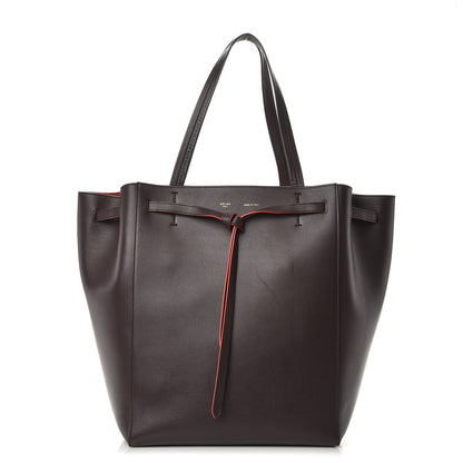 Celine Smooth Calfskin Medium Belt Cabas Phantom Dark Brown 1 of 13