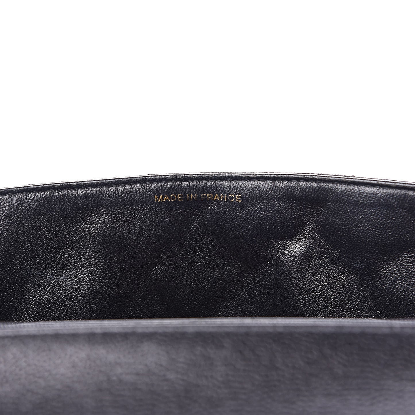 Caviar Quilted Jumbo Kelly Flap Black