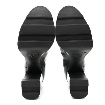 Louis Vuitton Calfskin Monogram LV Beaubourg Platform Ankle Boots 40 Black 5 of 8
