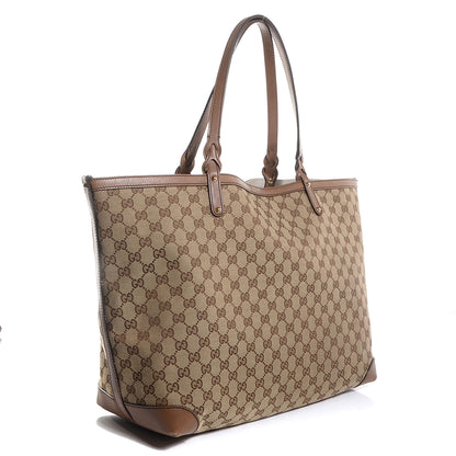 Gucci Monogram Large Craft Tote Light Brown 3 of 8