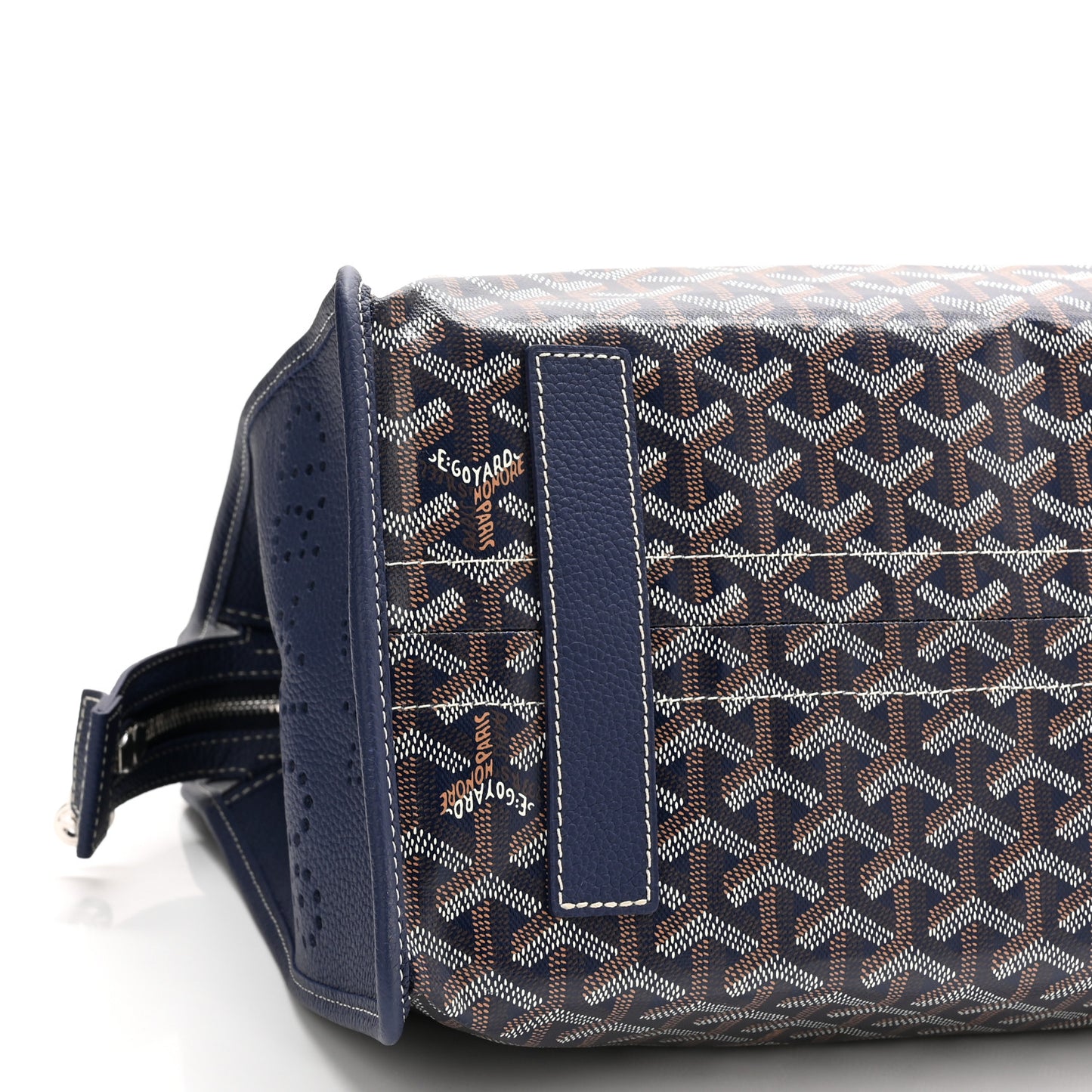 Goyardine Sac Hardy Pet Carrier PM Navy