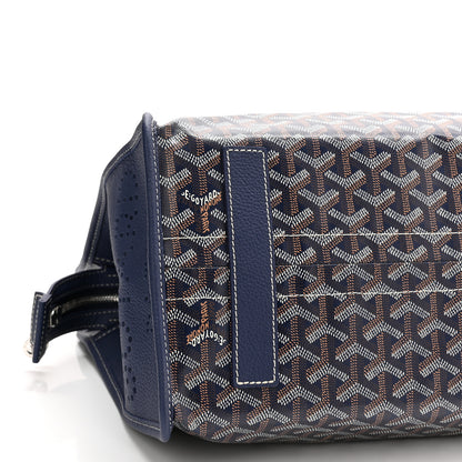 Goyard Goyardine Sac Hardy Pet Carrier PM Navy 10 of 11
