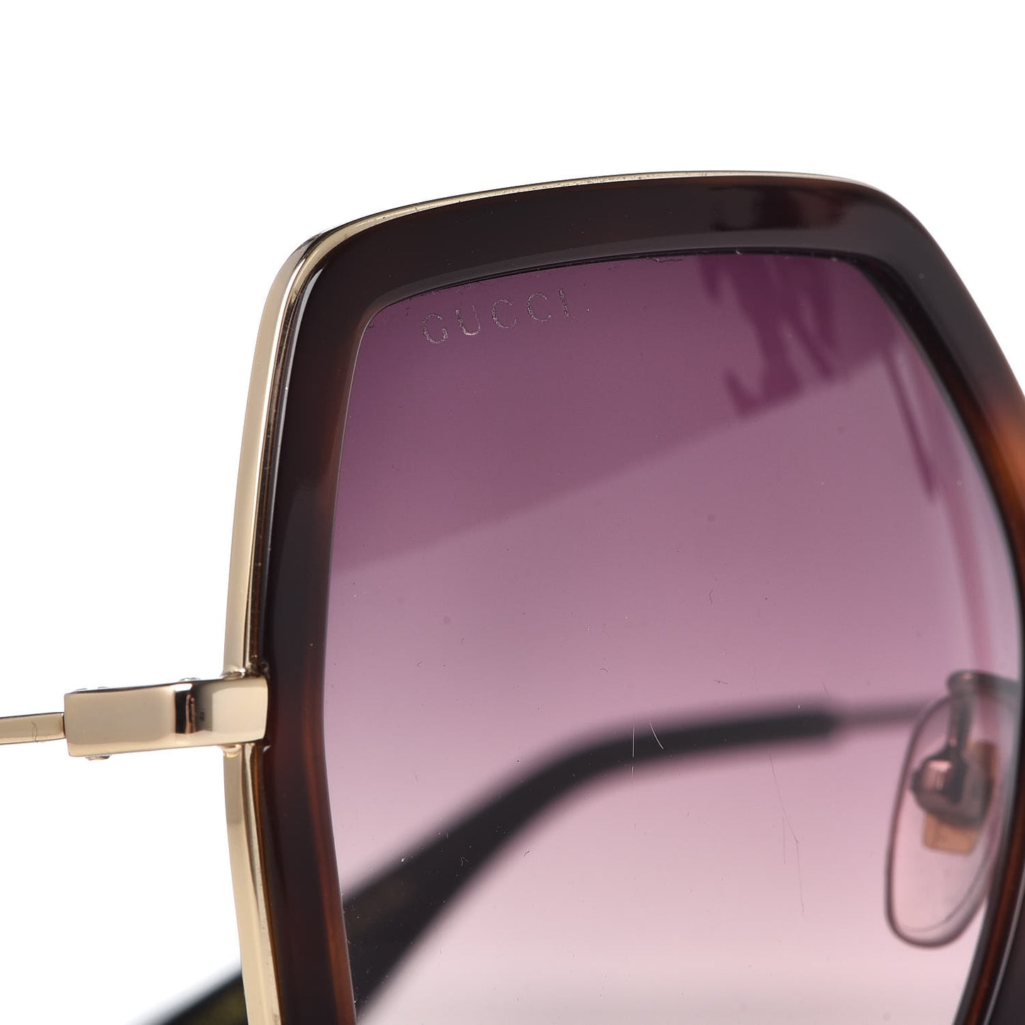 Square Frame GG0106S Sunglasses Tortoise
