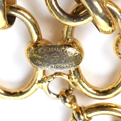 Chanel CC Medallion Chain Bracelet Gold 4 of 6