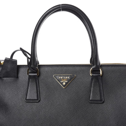 Prada Saffiano Medium Galleria Double Zip Tote Black 11 of 15
