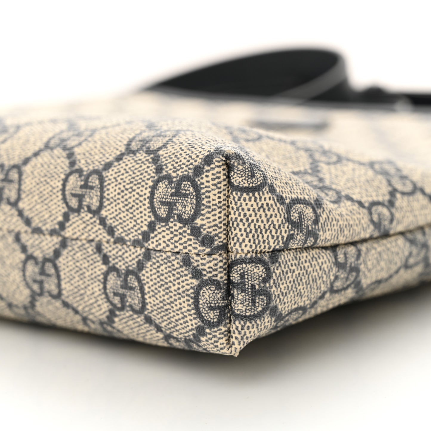GG Plus Monogram Medium Flat Messenger Bag Navy