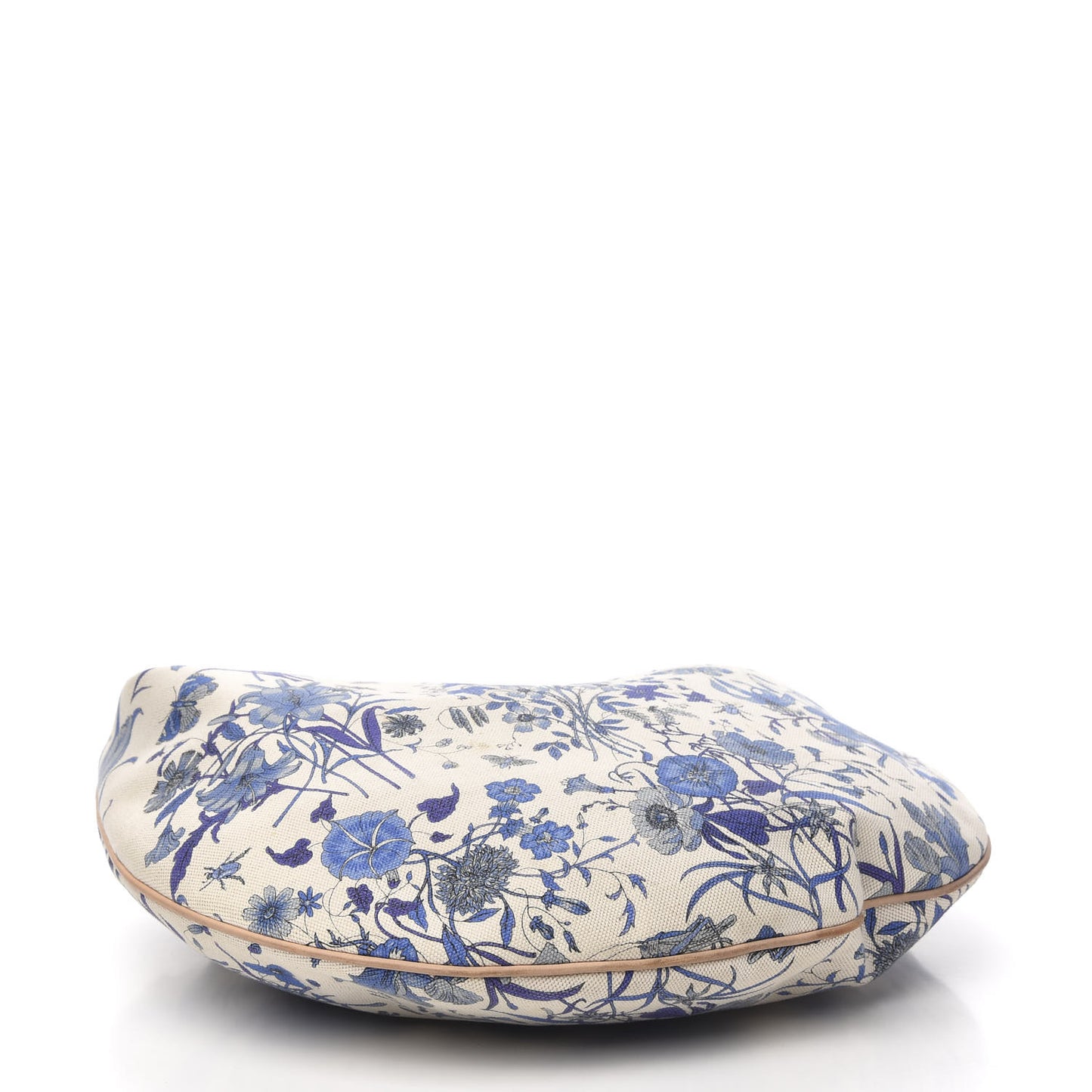 Canvas Flora Floral Large Wave Hobo Blue