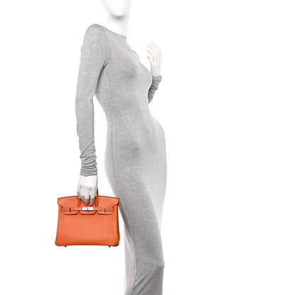 Hermes Epsom Birkin 25 Orange 2 of 11