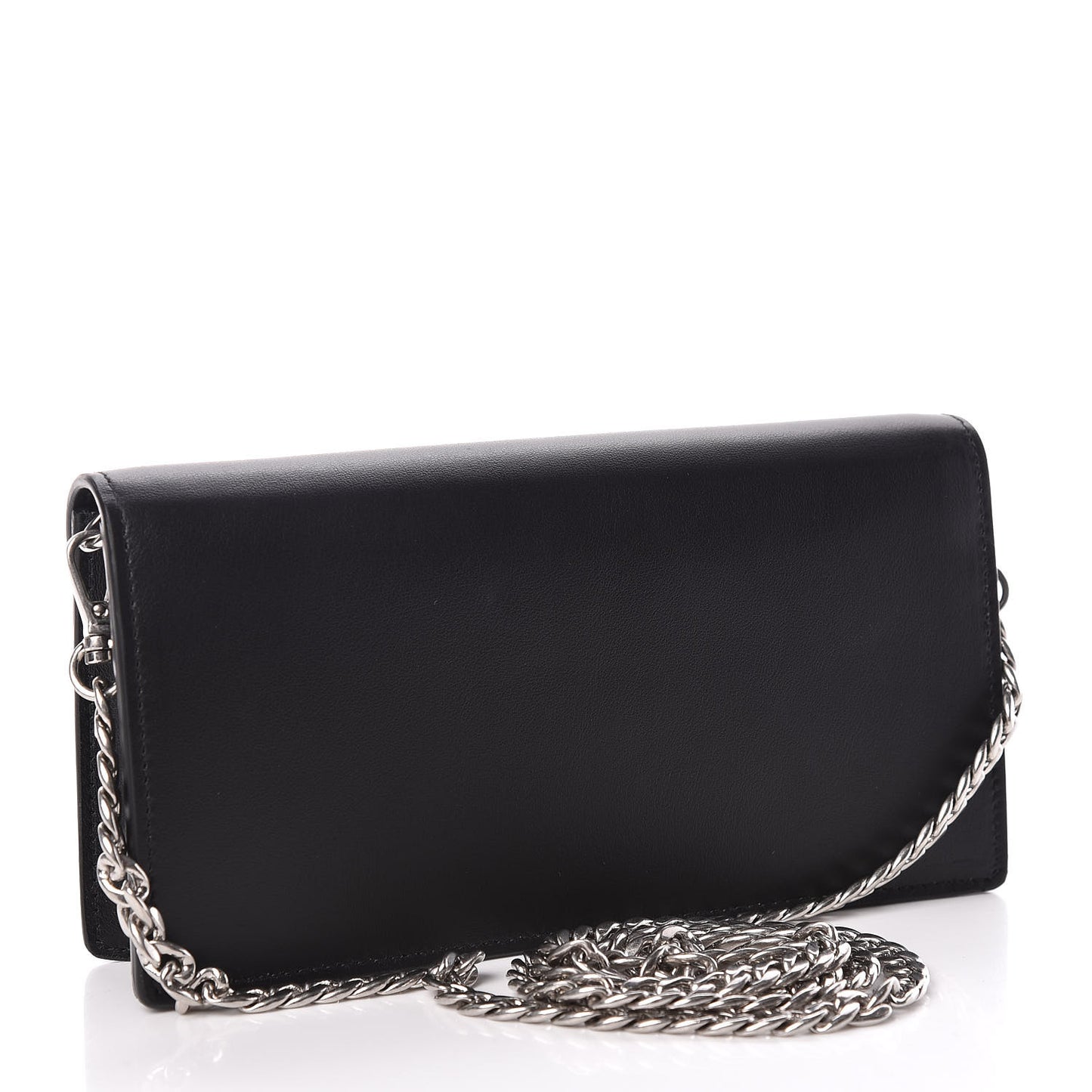 City Calfskin Racing Logo Mini Elektra Crossbody Bag Fuxia Black