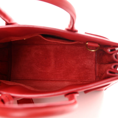 Saint Laurent Calfskin Nano Sac De Jour Lipstick Red 5 of 15