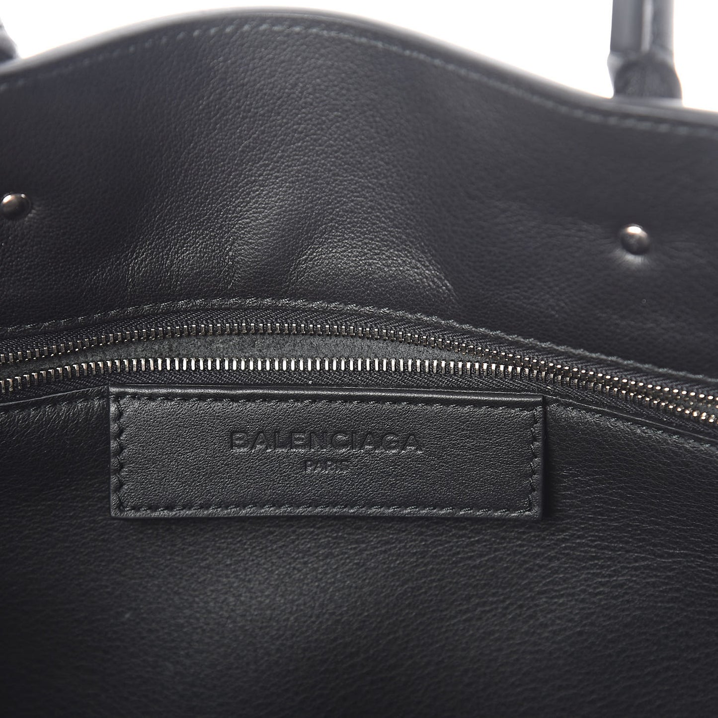 Veau Papier B4 Zip Around Tote Black