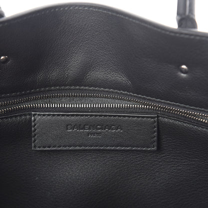 Balenciaga Veau Papier B4 Zip Around Tote Black 6 of 9